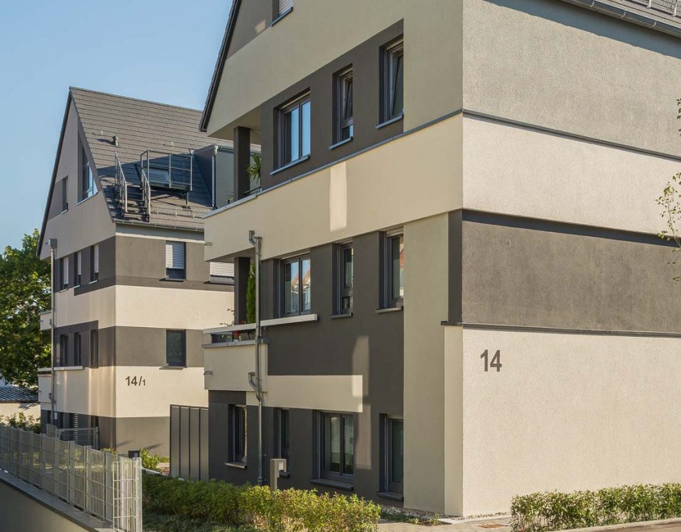Neubau von 2-Wohngebäude in gewachsener Struktur in Böblingen
